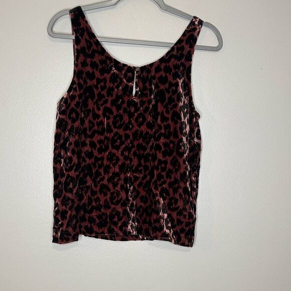 J.Crew Printed Leopard Velvet Tank - Picture 5 of 5